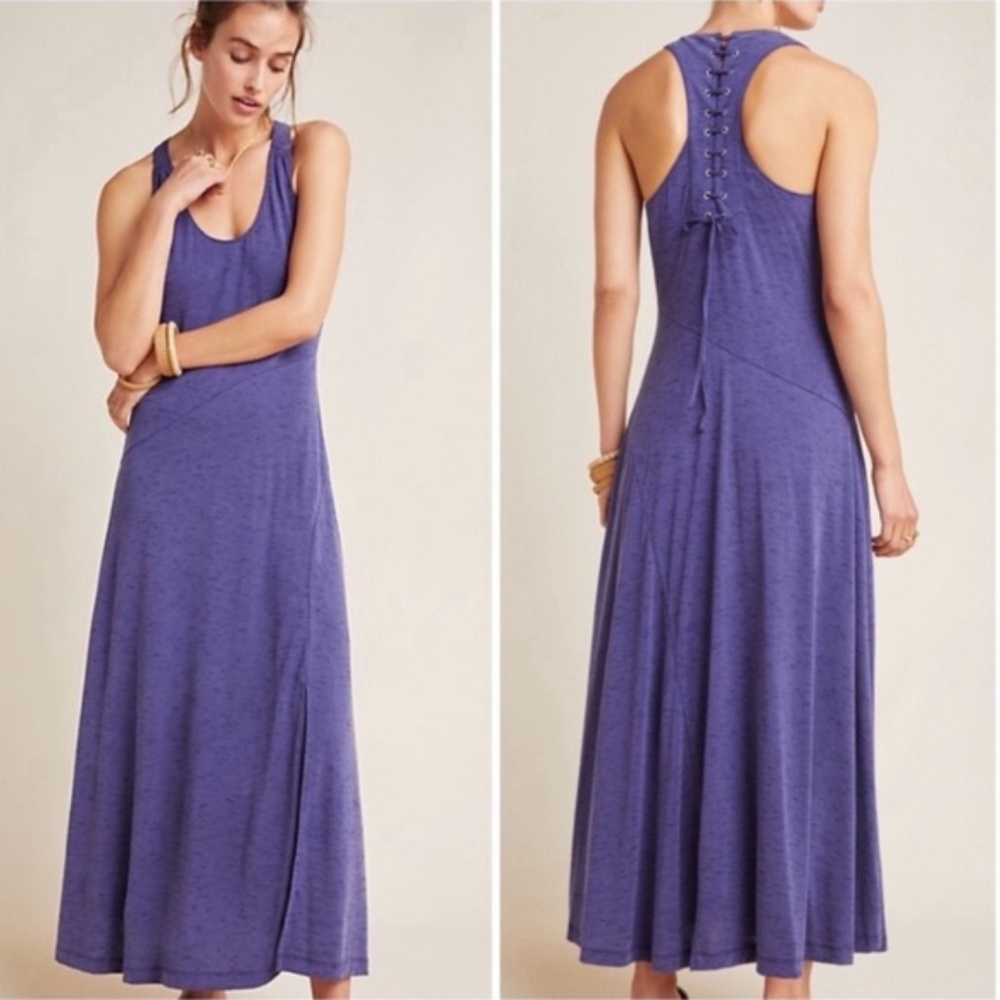 NWT Anthropologie Maeve‎ Melanie Knit Maxi Dress S